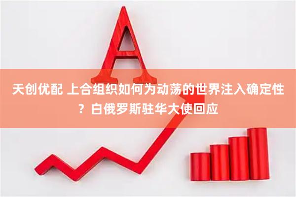 天创优配 上合组织如何为动荡的世界注入确定性？白俄罗斯驻华大使回应